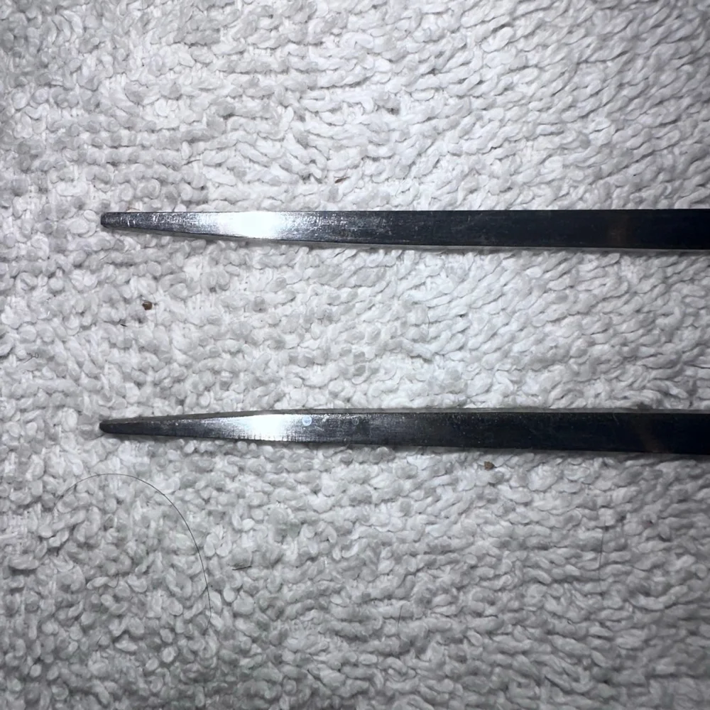 Vintage Stainless Meat Serving 2 Prong Fork Made In Taiwan MCM Retro